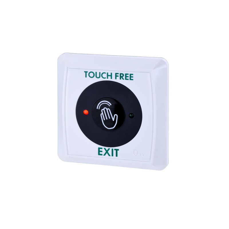 Touch-free electric exit contact with IR motion sensor. To 15cm. Hold-timer
