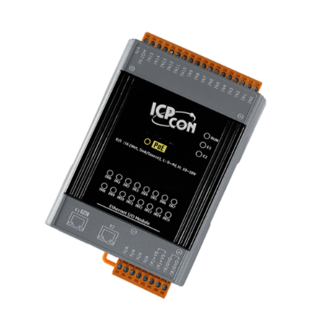 16 x Digitala ingångar med våtkontakt Modbus TCP/UDP