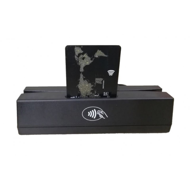 Multifunktionell USB kortläsare, RFID-NFC-MCR-IC.