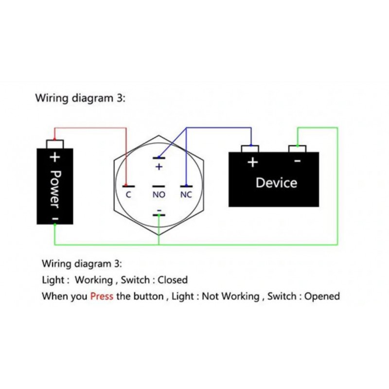 Metal Button with LED