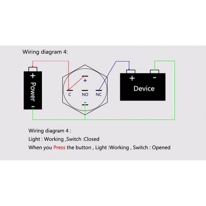 Metal Button with LED