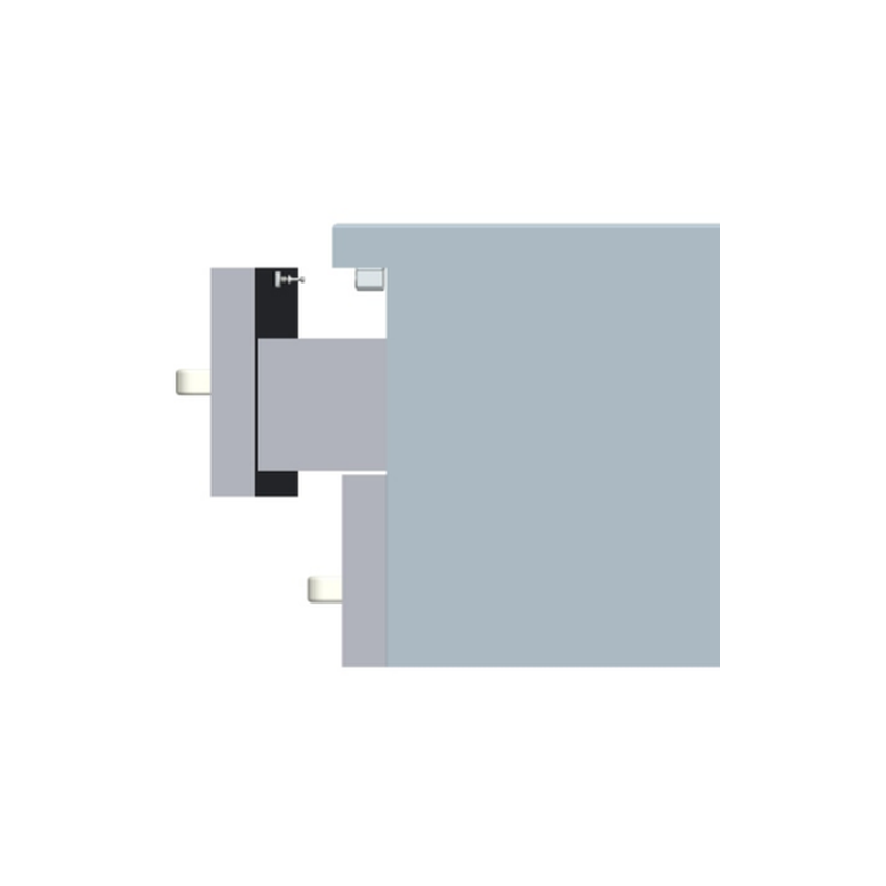 Elektroniskt lås för montering på skåp och dörrar. Håller kraft på 150 kg. Låst med spänning.
