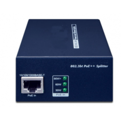 Gigabit PoE++ splitter (60W) for PoE Data and 12VDC/5A or 19VDC/3.2A or 24VDC/2.5A out