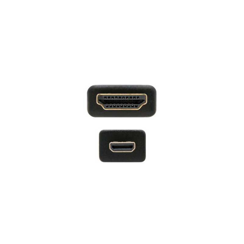 HDMI micro D - HDMI cable - HD - 1.5 meters - Black