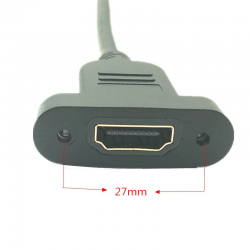 HDMI extension cable for panel and chassis mounting 50cm