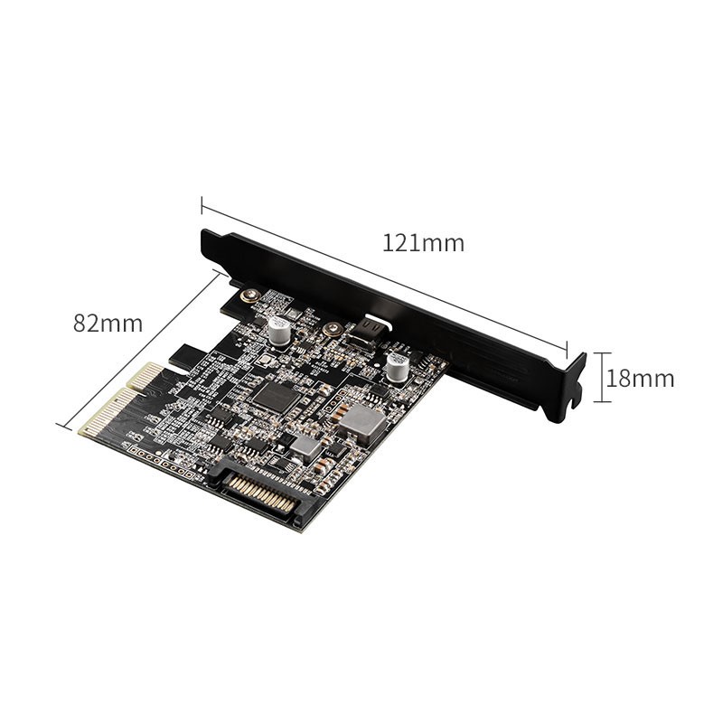 USB 3.2 Gen 2x2 expansionskort, PCI-e X4