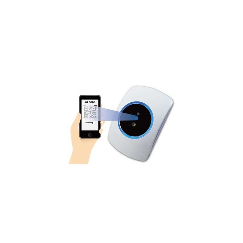 RFID & QR Code Reader: 125kHz EM4100/4200, Wiegand 34, Wall Mounted