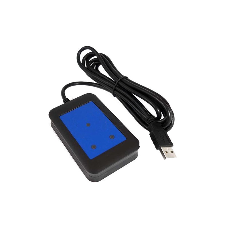 USB RFID reader - 125 kHz, 134.2 kHz, 13.56 MHz + NFC +, HID