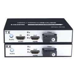 KVM Extender with USB over fiber 20km