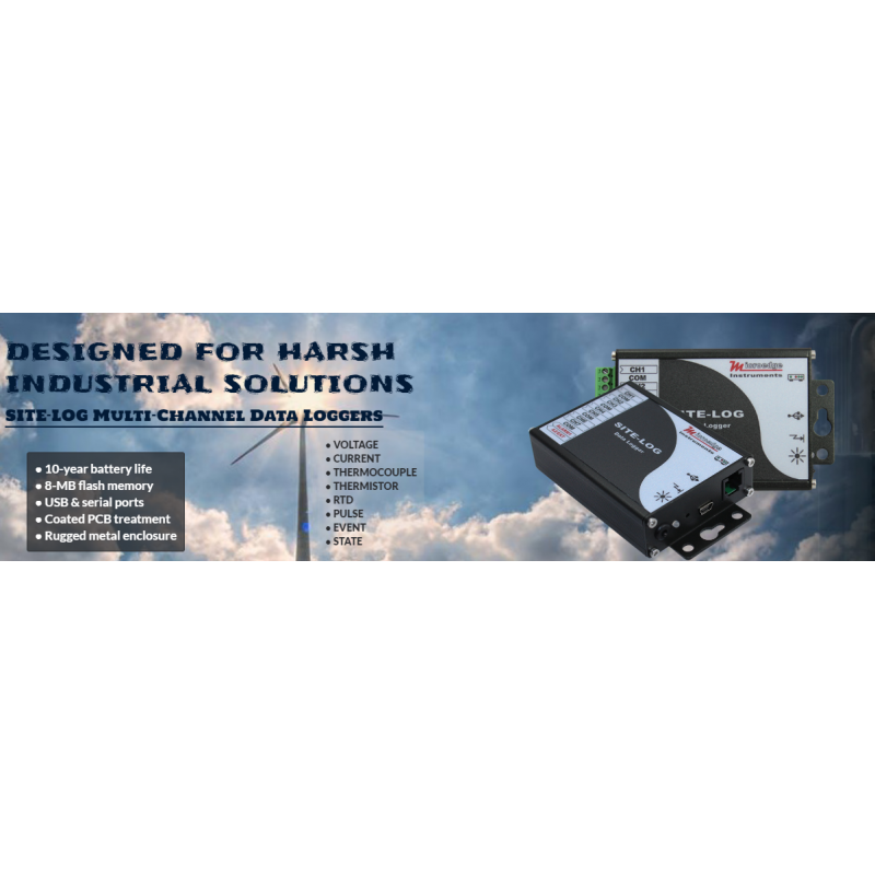 7 kanal 4-20mA strøm-datalogger, hastighed 20ms til 12 timer, 16bit opløsning, 2MB hukommelse