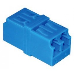 Adaptor in plast for LC fiber cable female/female