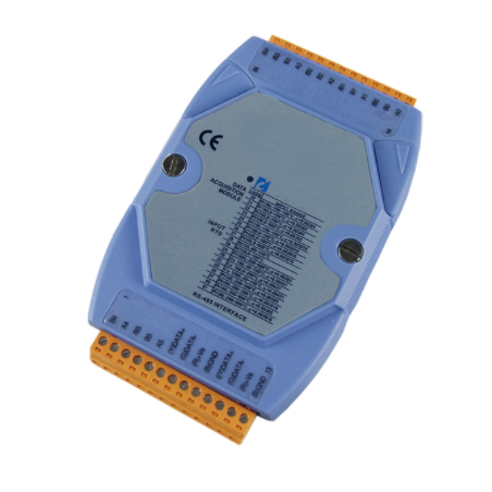 ICPDAS I-7015 är en modul för 6 x temperatursensorer 2-3 tråd, PT100, PT1000, Ni120, CU50 / 100/1000. RS485.