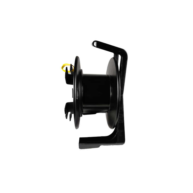 Robust kabeltrumma för fiberkabel. Upp till 200 meter armerad duplex fiberkabel