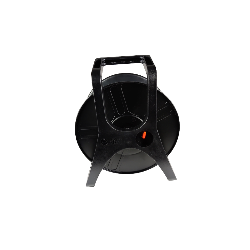 Robust kabeltrumma för fiberkabel. Upp till 200 meter armerad duplex fiberkabel