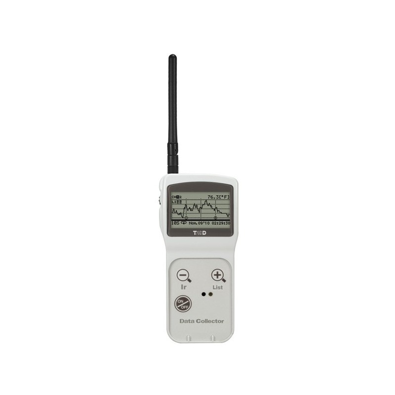 Handheld data collector and programs for wireless T&D data logge