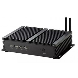 Blæserløs embedded PC WIN xp, WIN7, WIN 8, WIN 10, RS232 COM porte, 8 USB Porte Wifi, Wall mount