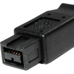 IEEE1394B HIGH SPEED FIREWIRE 9 PIN TO 6 PIN FIREWIRE CABLE.