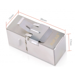 RJ45 coupler angled 90 degrees female to female connector Keystone