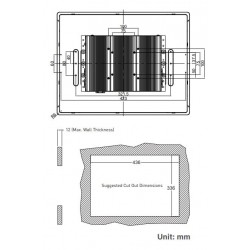 17 TFT-LCD Modular Panel PC | 8th Generation Intel® Core™ U Series | 9~48VDC