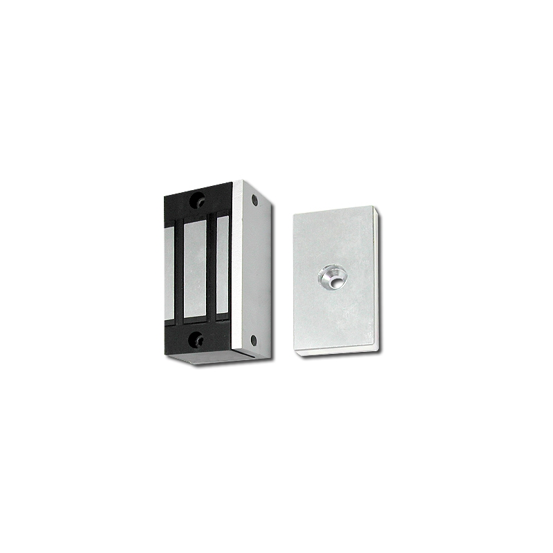 Minidörrmagnet för 24VDC, 6 Watt, IP65 Hållkraft upp till 45 kg