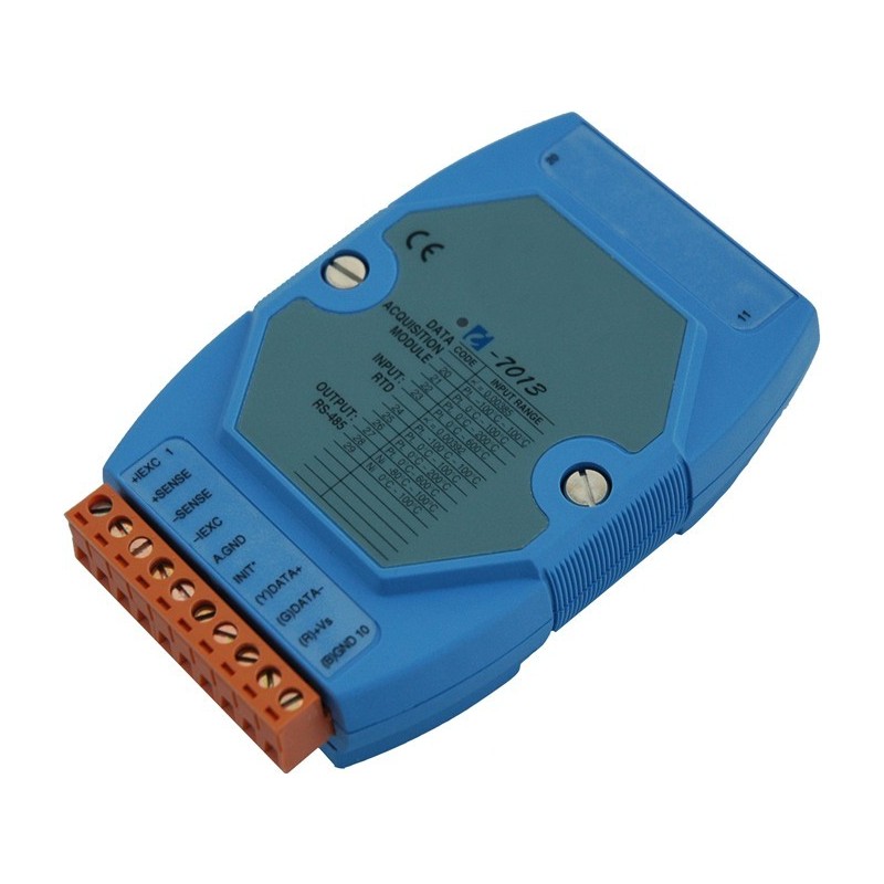 I-7013 module with 1 x temperature measurement with PT100 and nine RTD temperature sensor,
