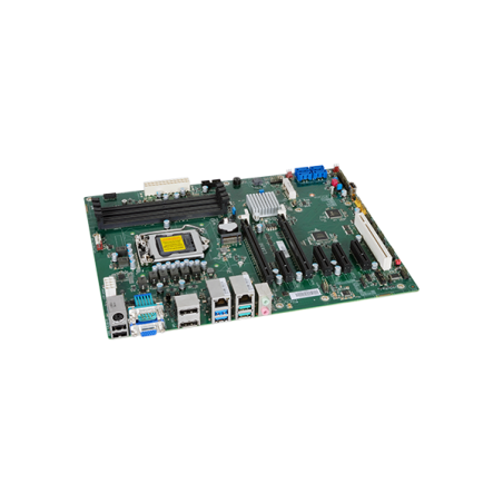 ATX industriel CPU bundkort med 2x PCIe x16, Triple Display , VGA, DP++, C246 Chipset
