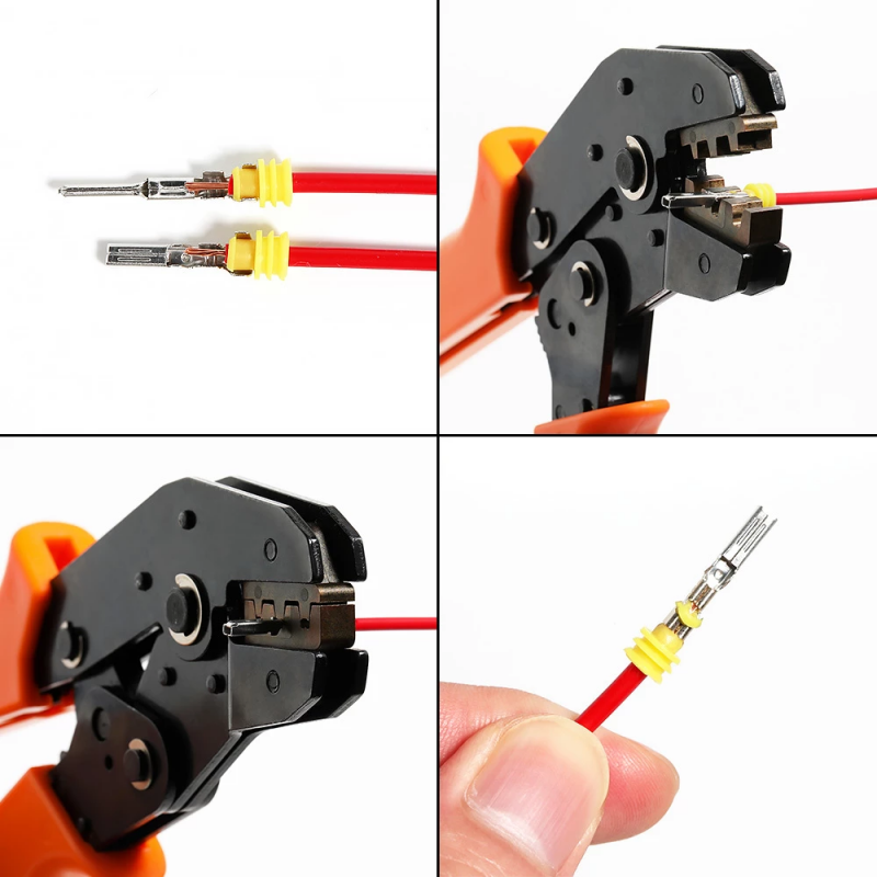 SN-48B Crimptång: 22-14AWG, 0,5-2,5 mm² | Pålitligt pressverktyg