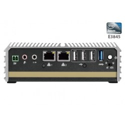 Compact fanless PC with Quad Core Atom CPU