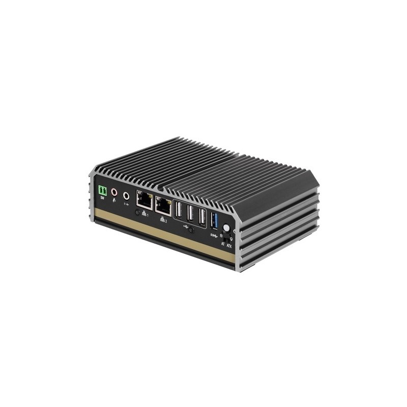 Compact fanless PC with Quad Core Atom CPU