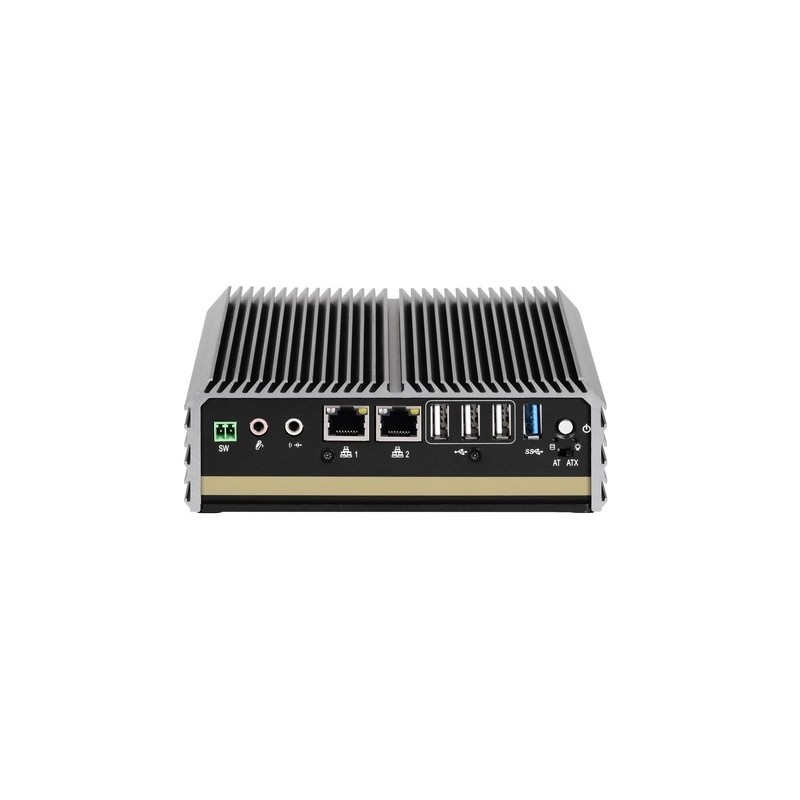 Compact fanless PC with Quad Core Atom CPU
