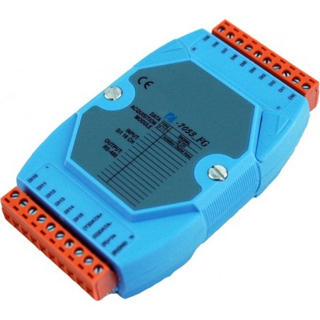 ICPDAS I-7058 är en modul med 8 digitala ingångar. Både för DC och AC Volt. RS485.