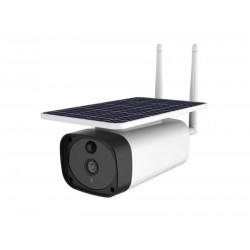 Solar-Powered 2MP WiFi Bullet Camera with 10,400mAh Battery