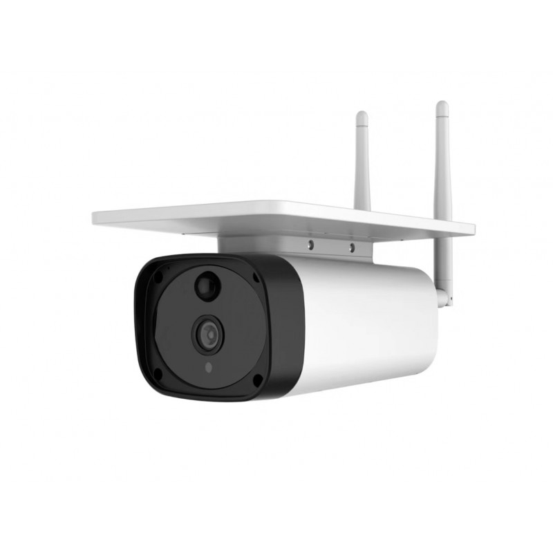 Soldriven 2 MP WiFi Bullet Camera med 10 400 mAh batteri