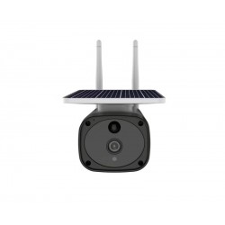 Solar-Powered 2MP WiFi Bullet Camera with 10,400mAh Battery