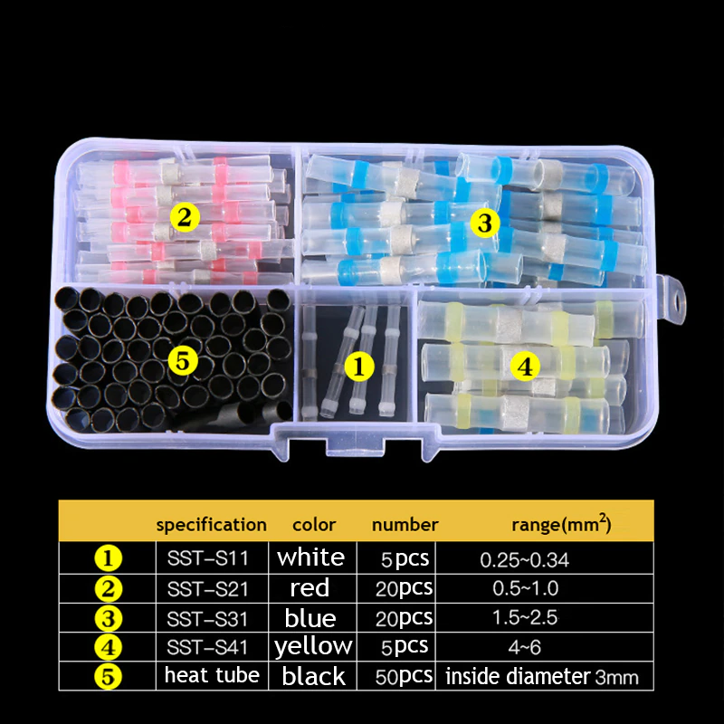 Shrinkeflex med löd och lim