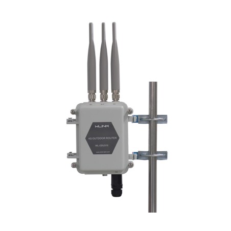 Industriell utomhus Cat6 4G Router med WiFi