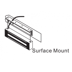 Electronic door magnet for 12 / 24VDC / 6 Watt