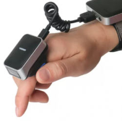 2D QR and barcode scanner in mini format for finger - DANBIT A/S