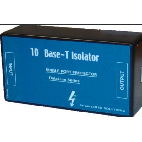 Galvanisk isolering för RJ45 10Base-T-nätverket, upp till 80Mbit. Alla 4 par är isolerade