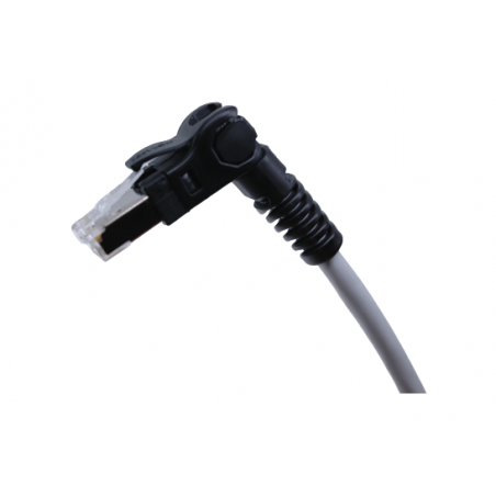 Vinklad katt. 6 s / ftp-nätverkskabel - 2 meter, grå