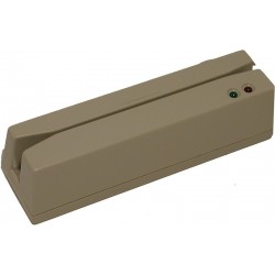 Læser spor 1,2,3. Til USB. 2 læsehoveder. I färgn beigeforMagnetkort