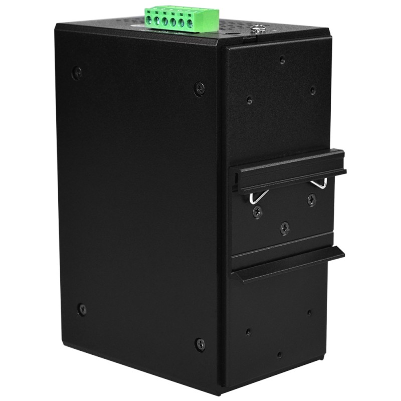 16 Ports PoE + DIN rail mount, fiber interface 2 x SFP, SNMP Managed Industry Switch Extended temperature to 80°C,Redundant Ring