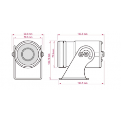 2 Megapixel IR Bullet Camera Video surveillance, Steel, Anti corrosion, PoE, H.264+, H.264. M-JPEG