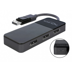 4k DP Splitter: 1x In, 3x Out w/Multi-Stream & Dual Mode