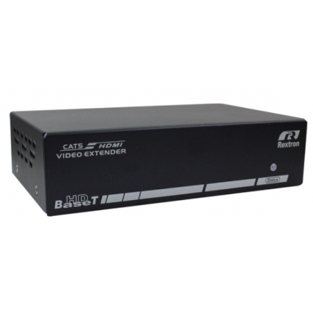 4k60 HDMI-sändare över Cat.6a-kabel med PoH. 100 meter HDBASET.