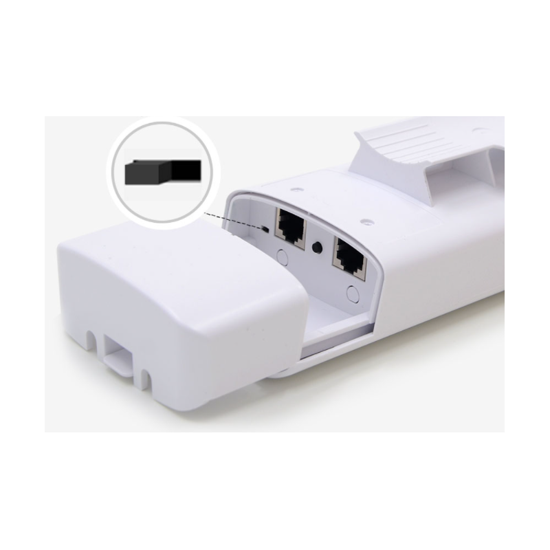 900Mbit 5GHz Utomhus Wifi med inbyggda 12dBi-antenner. PoE 48VDC