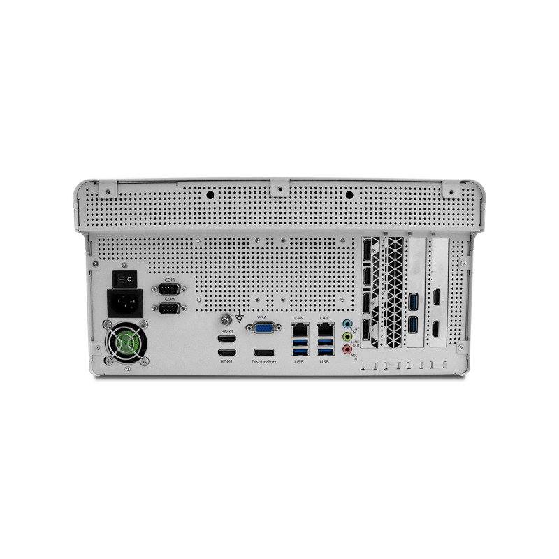 Kraftfull industriell GPU dator med medicogodkännande