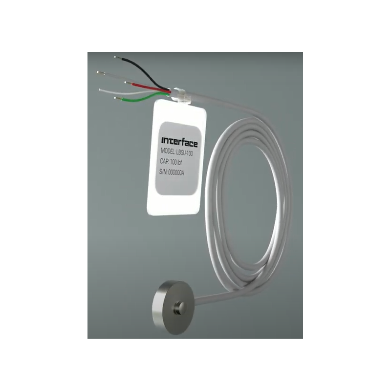 Button type load cell for pressure measurement. Convexbt. Superior Design and Performance