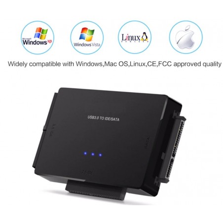 Uppgradera din hårddisk till USB 3.0 med SATA och IDE till USB-adapter