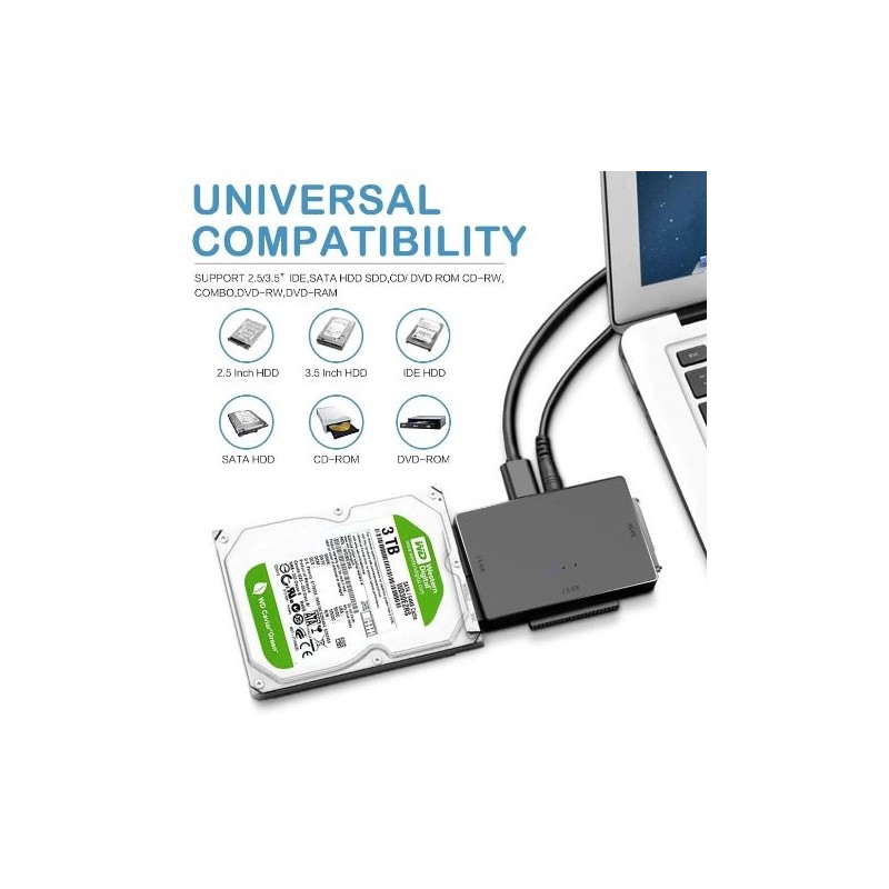 Uppgradera din hårddisk till USB 3.0 med SATA och IDE till USB-adapter